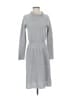 Tory Burch Tweed Gray Silver Cocktail Dress Size S - photo 1