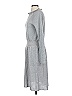 Tory Burch Tweed Gray Silver Cocktail Dress Size S - photo 5