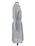 Tory Burch Tweed Gray Silver Cocktail Dress Size S - photo 4