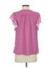 Mila Mae 100% Polyester Pink Short Sleeve Blouse Size S - photo 2