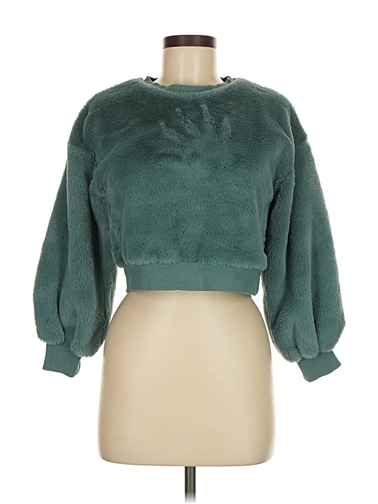 Pre-owned Nordstrom Sweatshirt In Green