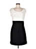 By & By Solid White Casual Dress Size 7 - photo 1