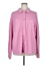 Unbranded Houndstooth Pink Long Sleeve Blouse Size XL - photo 1