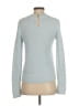 Ann Taylor LOFT 100% Cotton Metallic Blue Pullover Sweater Size S - photo 2