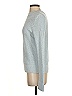 Ann Taylor LOFT 100% Cotton Metallic Blue Pullover Sweater Size S - photo 5