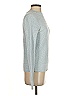 Ann Taylor LOFT 100% Cotton Metallic Blue Pullover Sweater Size S - photo 4