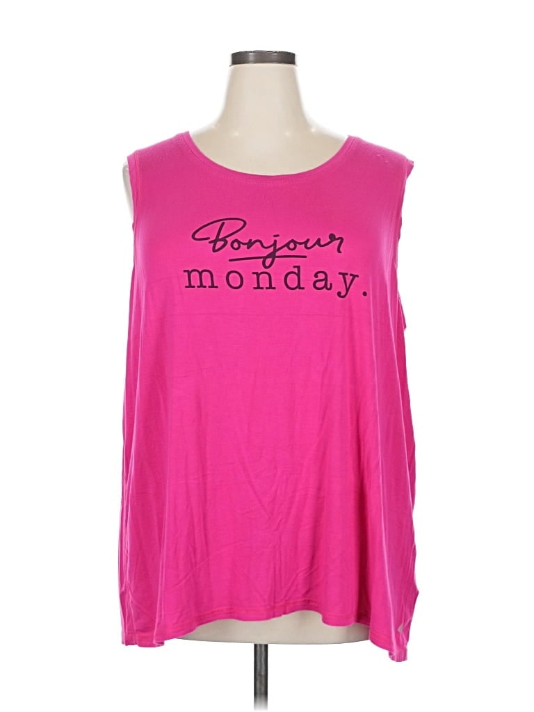 Pre-owned Lularoe Sleeveless Blouse In Pink