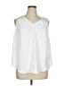 Torrid 100% Polyester White Sleeveless Blouse Size 1X Plus (1) - photo 1
