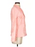 J.Crew Pink 3/4 Sleeve Button-Down Shirt Size 2 - photo 4
