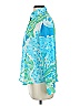Carina 100% Polyester Print Blue Long Sleeve Blouse Size S - photo 5