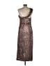 Jonathan Simkhai 100% Polyester Metallic Silver Cocktail Dress Size 12 - photo 2