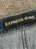 Express Jeans Solid Blue Jeans Size 6 - photo 7