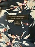 Banana Republic 100% Polyester Floral Black Long Sleeve Blouse Size M - photo 7