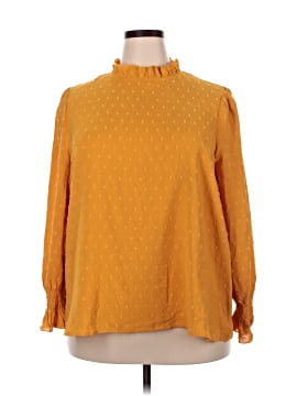 Shein Curve Long Sleeve Blouse