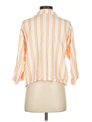 Ann Taylor LOFT Outlet 3/4 Sleeve Button-Down Shirt (view 2)