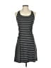 Lola Stripes Gray Casual Dress Size XS - photo 1