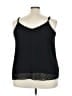 Torrid 100% Polyester Black Sleeveless Blouse Size 3X Plus (3) - photo 2