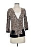 Twelve by Twelve Animal Print Black Cardigan Size S - photo 1
