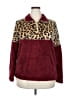 Coeur De Vague 100% Polyester Animal Print Burgundy Pullover Sweater Size 2X - photo 1