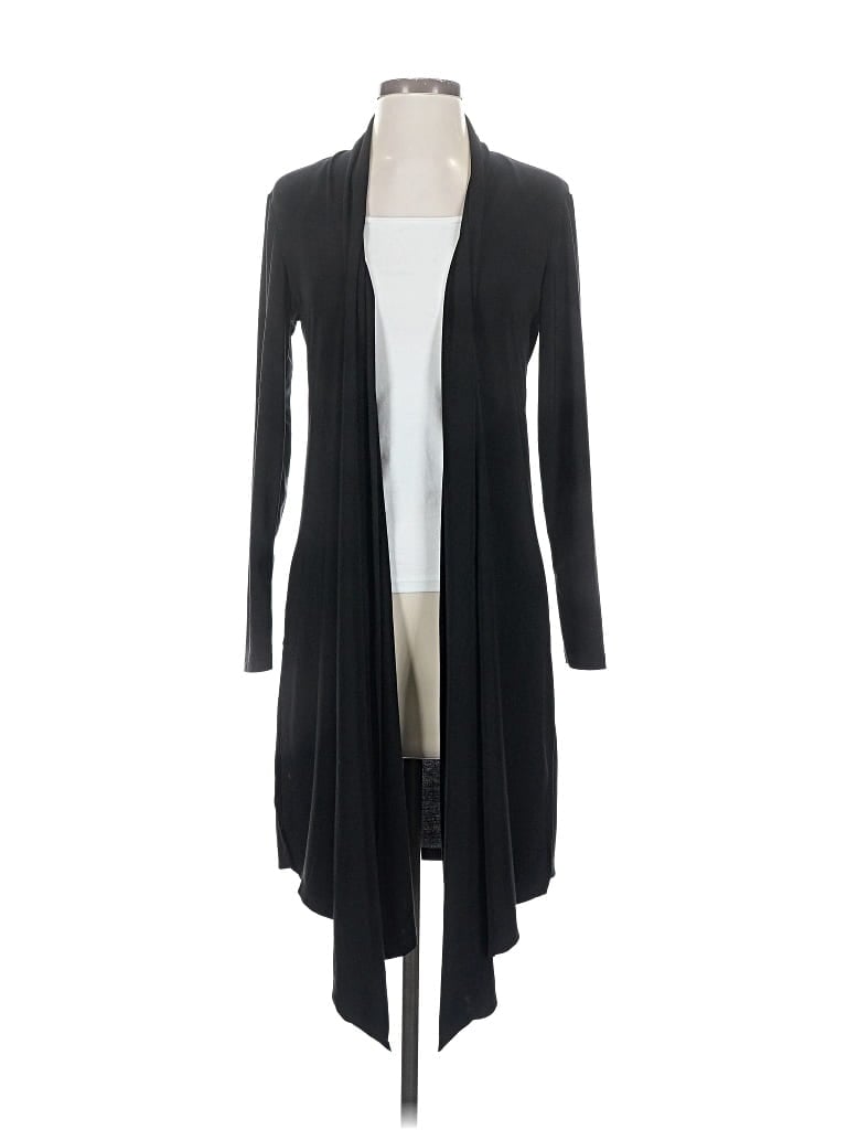 Pre-owned Perseption Concept Cardigan Sweater In Black