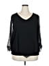 Alyx 100% Polyester Black 3/4 Sleeve Blouse Size XXL - photo 1