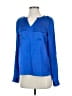 Outback Red Blue Long Sleeve Blouse Size XS - photo 1