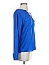 Outback Red Blue Long Sleeve Blouse Size XS - photo 4