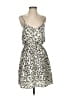 Necessary Objects 100% Polyester Animal Print Ivory Casual Dress Size S - photo 1