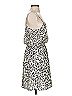 Necessary Objects 100% Polyester Animal Print Ivory Casual Dress Size S - photo 4