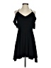 Lulus Solid Black Casual Dress Size S - photo 1