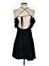 Lulus Solid Black Casual Dress Size S - photo 2