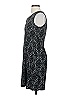 V Fish Paisley Damask Black Casual Dress Size S - photo 5