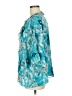 Jade 100% Polyester Teal 3/4 Sleeve Blouse Size Med - Lg - photo 5