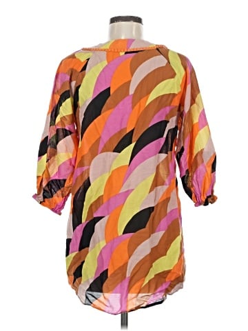Shoshanna 3/4 Sleeve Silk Top (view 2)