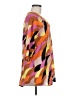Shoshanna Color Block Orange 3/4 Sleeve Silk Top Size M - photo 4