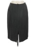 Lafayette 148 New York Solid Gray Formal Skirt Size 12 - photo 2
