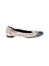 Attilio Giusti Leombruni Metallic Silver Black Flats Size EU (IT) 38 1/2 / US 8 1/2 - photo 1