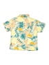 Volcom Tropical Yellow Short Sleeve Button-Down Shirt Size 5 - photo 2