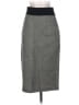 Diane von Furstenberg Chevron-herringbone Gray Formal Skirt Size 4 - photo 1