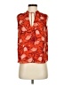Cooper & Ella 100% Polyester Orange Sleeveless Blouse Size XS (0) - photo 1