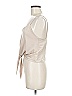 Zara Ivory Tan Sleeveless Blouse Size M - photo 5