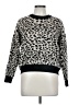 T Tahari Animal Print Black Pullover Sweater Size L - photo 1