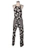 American Eagle Outfitters 100% Viscose Graphic Black Jumpsuit Size XXS - photo 1