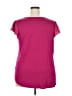 Papermoon 100% Polyester Pink Short Sleeve Top Size 2X - photo 2