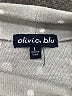 Olivia Blu Polka Dots Silver Pullover Sweater Size L - photo 7