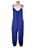 Anrabess Color Block Blue Jumpsuit Size S - photo 2