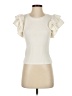 Zara Ivory Short Sleeve Top Size S - photo 1