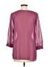 Matilda Jane 100% Polyester Purple 3/4 Sleeve Blouse Size M - photo 2