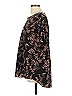 CAbi 100% Polyester Black Short Sleeve Blouse Size L - photo 5