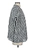 floryday Checkered-gingham Black 3/4 Sleeve Button-Down Shirt Size XS - photo 4